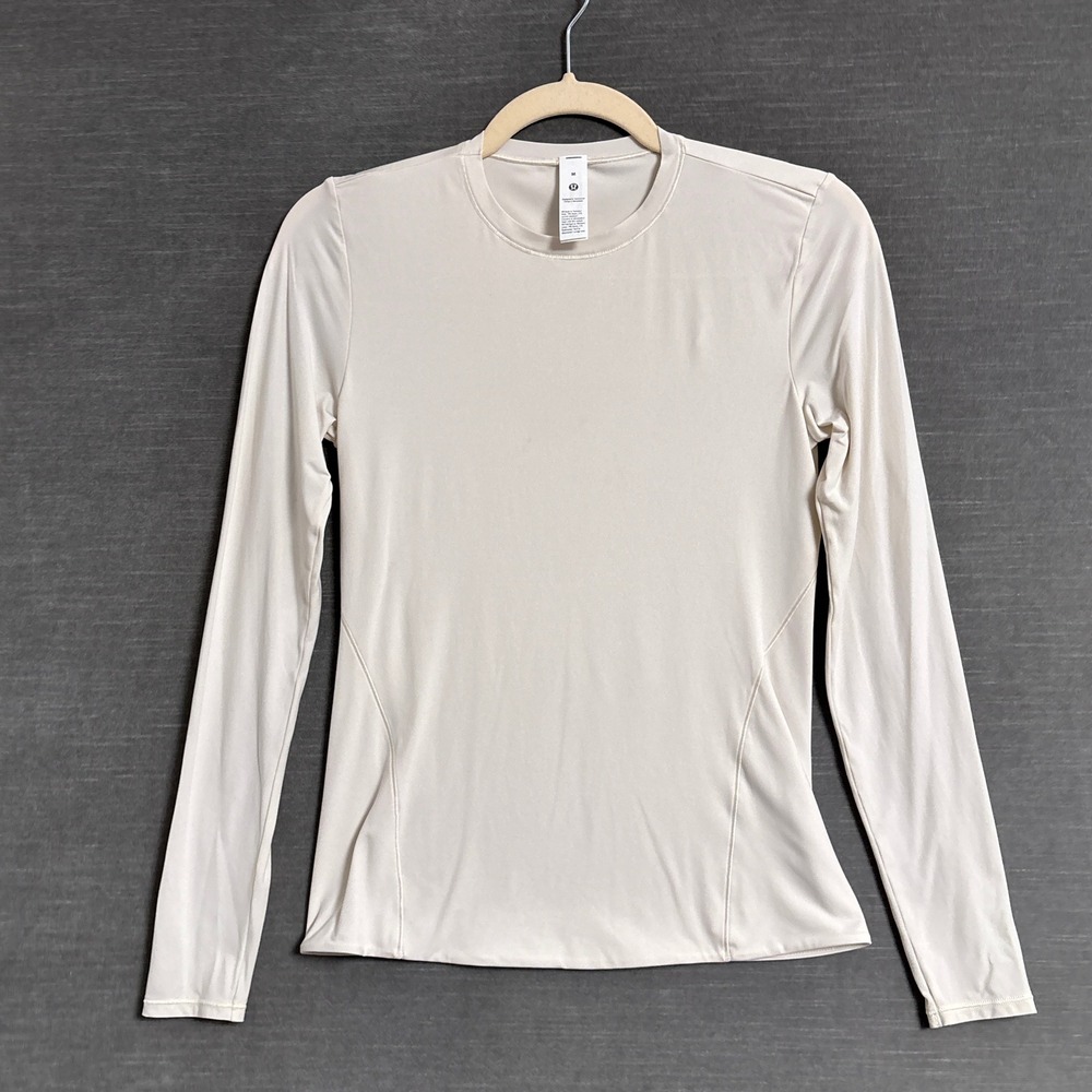 Lululemon Top M Wundermost Ultra Soft Nulu Crewneck Long Sleeve Athleisure